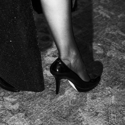 NEW YORK-  MAY 3 : Melissa Errico is fitted for an evening gown by Eric Winterling inside the fitting room at his company's atelier on Monday, May 3, 2021, in New York City.  (Photo by Landon Nordeman)